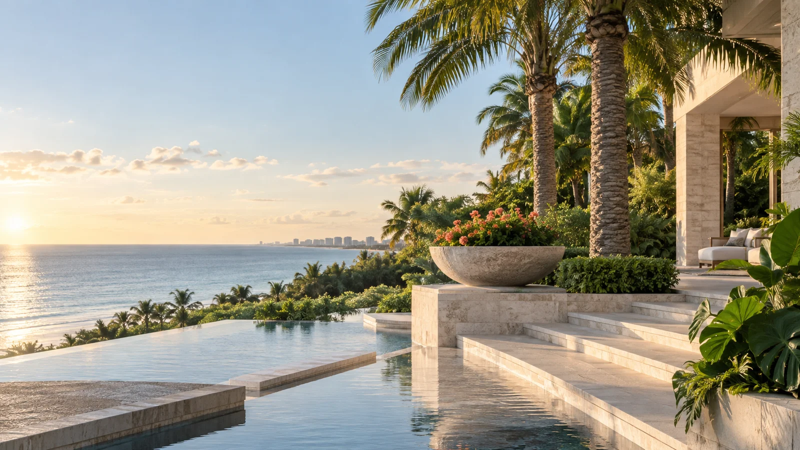 Original city-inspired scene for the Bal Harbour web design and app development guide