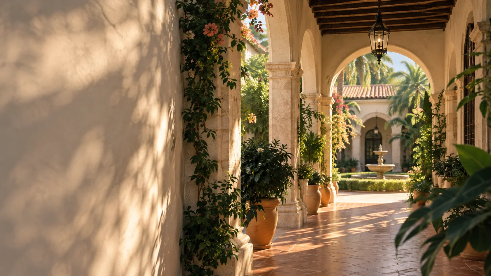 Original city-inspired scene for the Coral Gables web design and app development guide