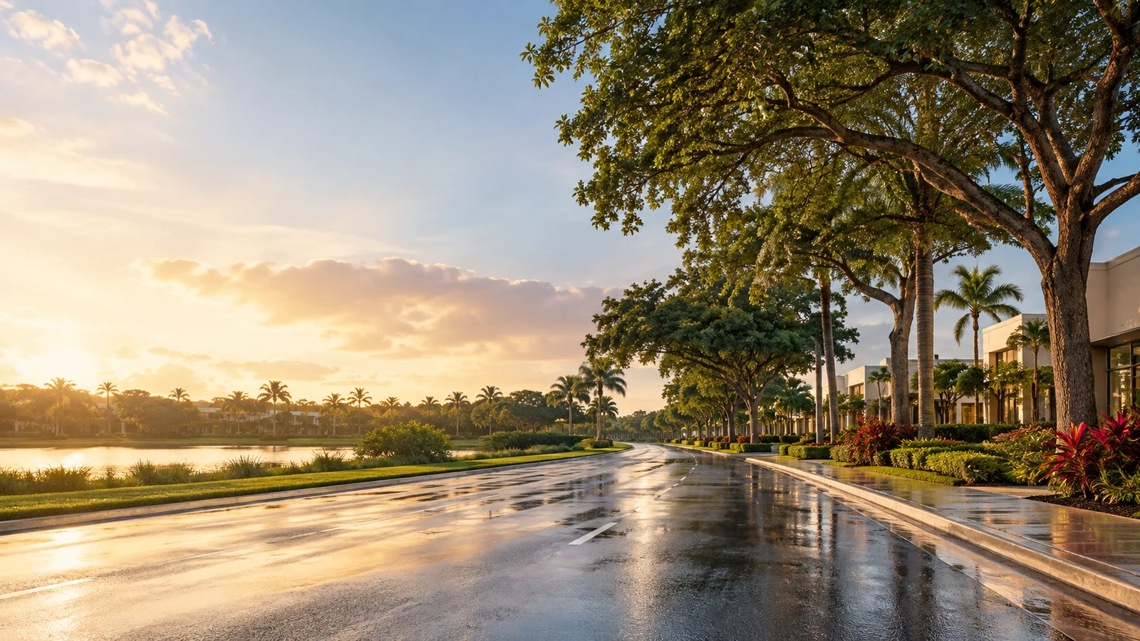Original city-inspired scene for the Coral Springs web design and app development guide